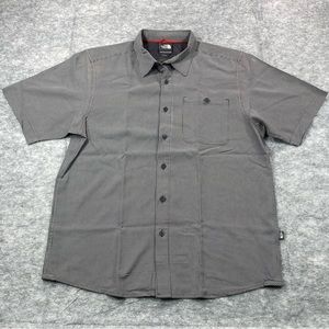The North Face Gray Casual Button Down Shirt